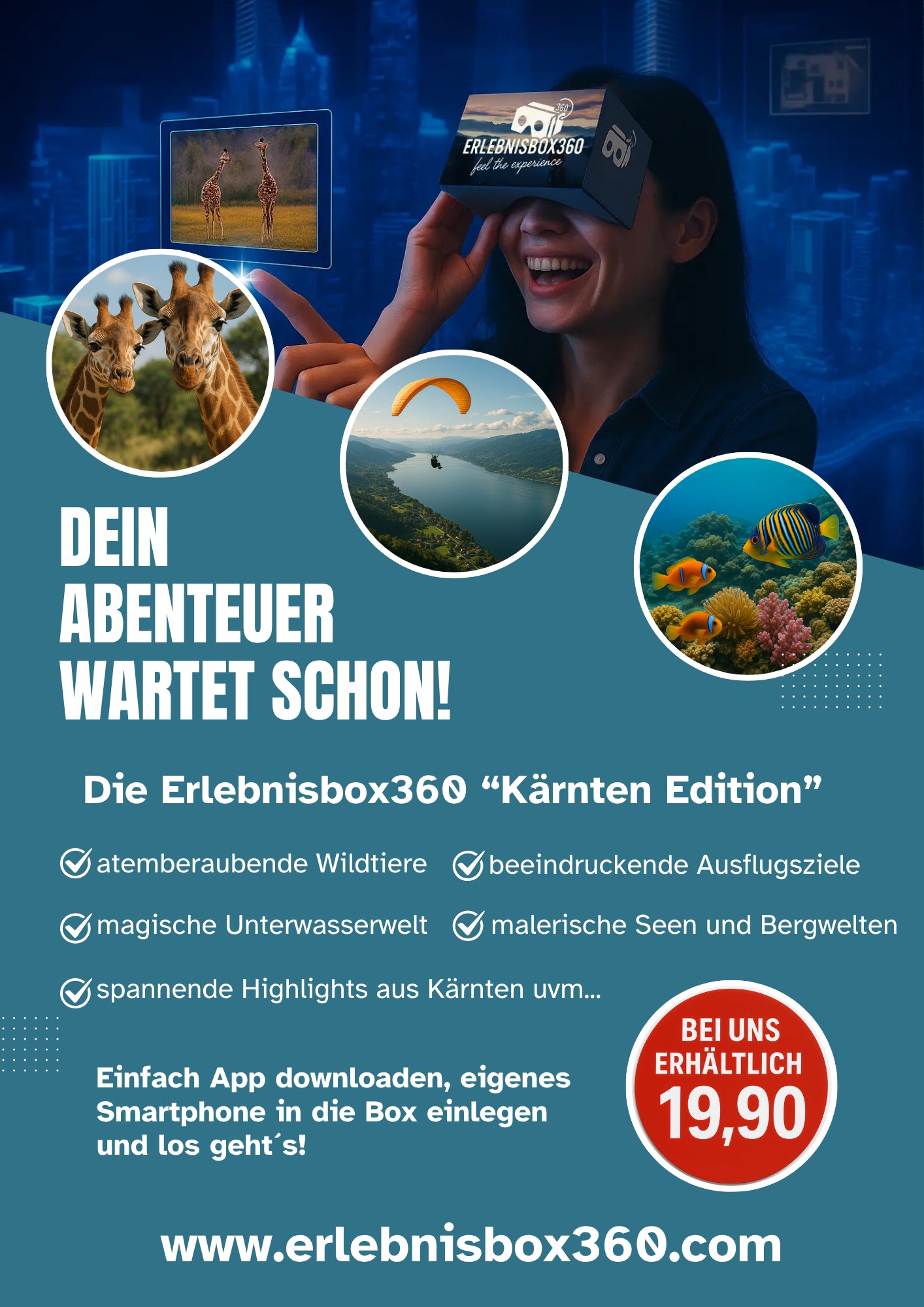 A5 Acryl-Aufsteller mit wechselbaren Einlegern - Deutsch & Englisch